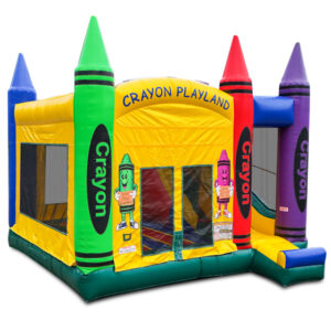 Crayon Playland Bounce House Rental - 4 in 1 Combo