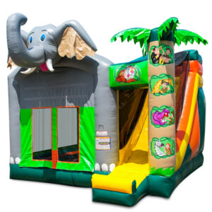 Jungle Adventure Bounce House Rental - 4 in 1 Combo
