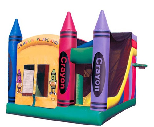 Rent a Birthday Cake Bounce House Combo right here in Connecticut.