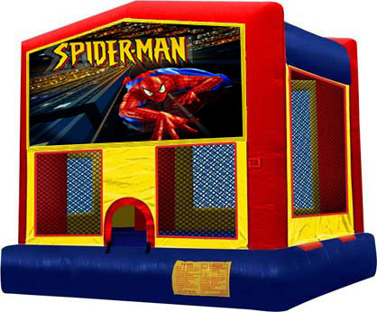 Rent the Spiderman Themed Bounce House for your next Inflatable Bounce House Party right here in Connecticut.